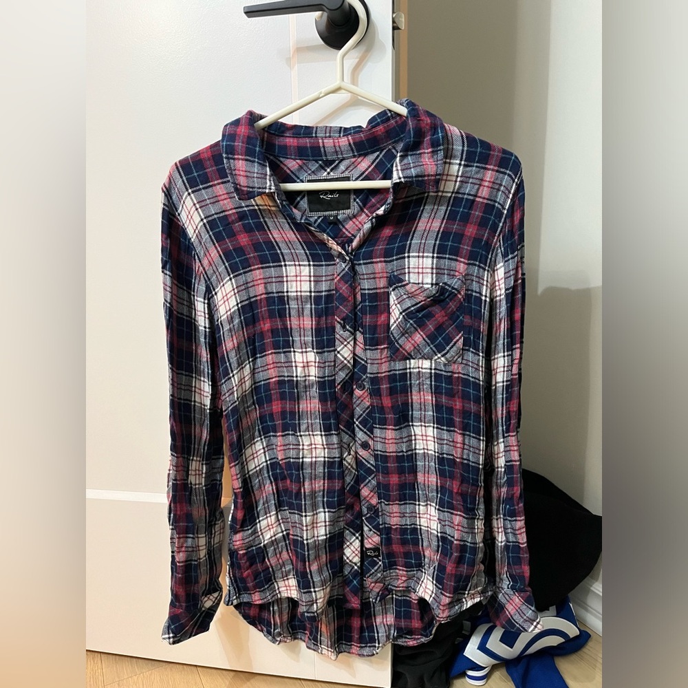 Rails Plaid Shirt, Size M (Worn Once)